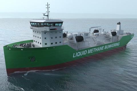 The first two 6,000cbm LMBV newbuildings are about to be built by Taizhou Wuzhou shipyard for Kanfer Shipping AS (credit: CGR Arctic)
